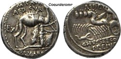 Denier de la République Romaine Aemilia