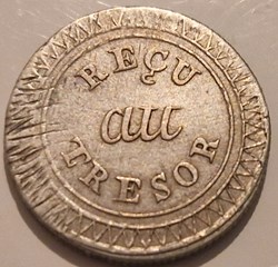 25 sous Maurice 1822