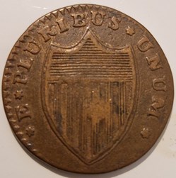 Territoire pré-fédéral New Jersey- 1 cent 1787