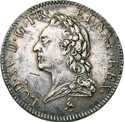 Écu à la vieille tête 1772 Paris - Louis XV