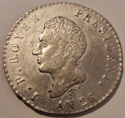 Haïti- 100 centimes Jean-Pierre Boyer an 26 (1829)