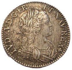 Écu de France-Navarre 1719 PARIS - Louis XV
