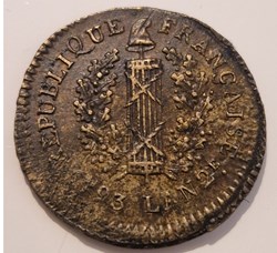 1 sol siège de Mayence 1793
