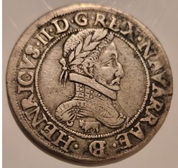Franc aux quatre H Henri II seigneurie de Béarn 1584