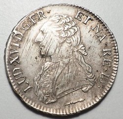 Écu de Béarn aux rameaux d'olivier 1786 - Louis XVI