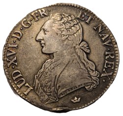 Écu aux rameaux d'olivier 1780 Toulouse- Louis XVI