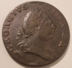Virginie coloniale Halfpenny 1773