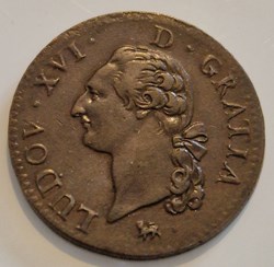 Sol - Louis XVI 1791 Paris 2 ème semestre Léopard