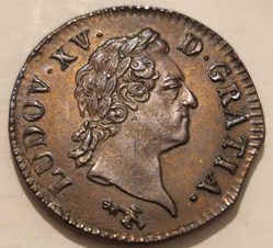Sol à la vieille tête - Louis XV 1769 Besançon