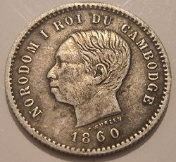 Cambodge 50 centimes 1860 - Norodom I