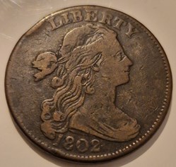 Etats-Unis : 1 cent "Draped Bust" 1802