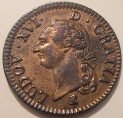 Sol - Louis XVI 1791 Paris 2 ème semestre héron
