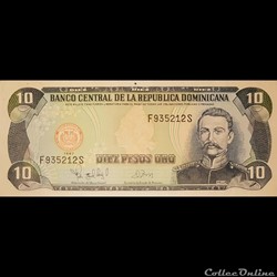 DOMINICAN REPUBLIC / P-153.a / 10 Pesos Oro / 1997