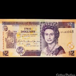 BELIZE / P-66.c / 2 Dollars / 2007