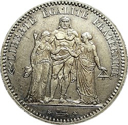 5 francs Hercule