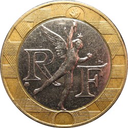 10 francs Génie de la Bastille