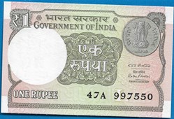 Índia 1 Rupee 2016