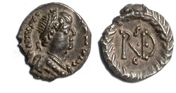 Witiges - Quarter-Siliqua - Ravenna