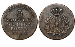 Grossherzogtum Posen 3 Groschen