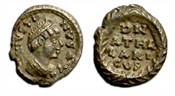 Athalaric - Quarter-Siliqua - Ravenna