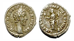 LIB AVG V TR P VII IMP IIII COS III P P - Rome