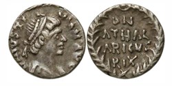 Athalaric -  Quarter-Siliqua - Ravenna