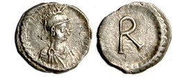 Justinian - Third-Siliqua - Rome