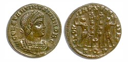 Constantine II - GLORIA EXERCITVS - Aquiliea
