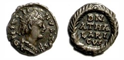 Athalaric - Quarter-Siliqua - Ravenna