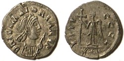 Argenteus in the name of Maiorianus