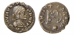 Theoderic - Quarter-Siliqua - Milan