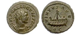 Colchester - VIRTVS AVG - Allectus
