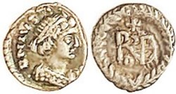 Theoderic - Quarter-Siliqua - Ravenna