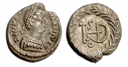 Theodahat - Half-Siliqua - Ravenna