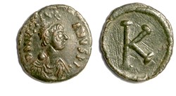 Justinian - Half-Follis - Salona