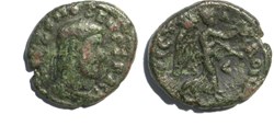 Odovacar - Follis in the name of Zeno