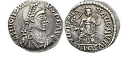 Siliqua in the name of Honorius