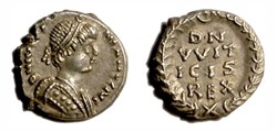 Witiges - Half-Siliqua - Ravenna
