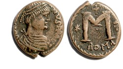 Justinian - Follis 40 Nummi - Rome