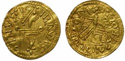 Tremissis in the name of Justinian