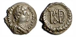 Witiges - Quarter-Siliqua - Ravenna