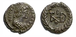 Theodahat - Half-Siliqua - Ravenna