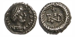 Theoderic - Quarter-Siliqua - Ravenna