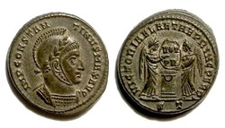 Ticinum - VICTORIAE LAETAE PRINC PERP