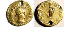 Imitation of Severan aureus (?) (gilded)