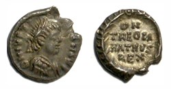 Theodahat - Quarter-Siliqua - Ravenna