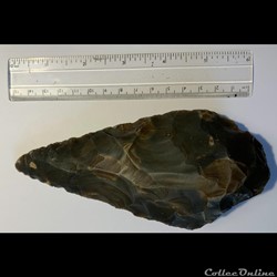 Acheulean flint hand axe (biface) - Oxfordshire
