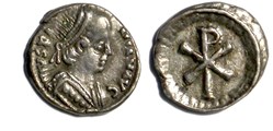Justinian - Half-Siliqua - Ravenna