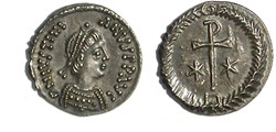 Justinian - Half-Siliqua - Ravenna