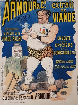 Affiche publicitaire Amour et Cie - Extrait de viande